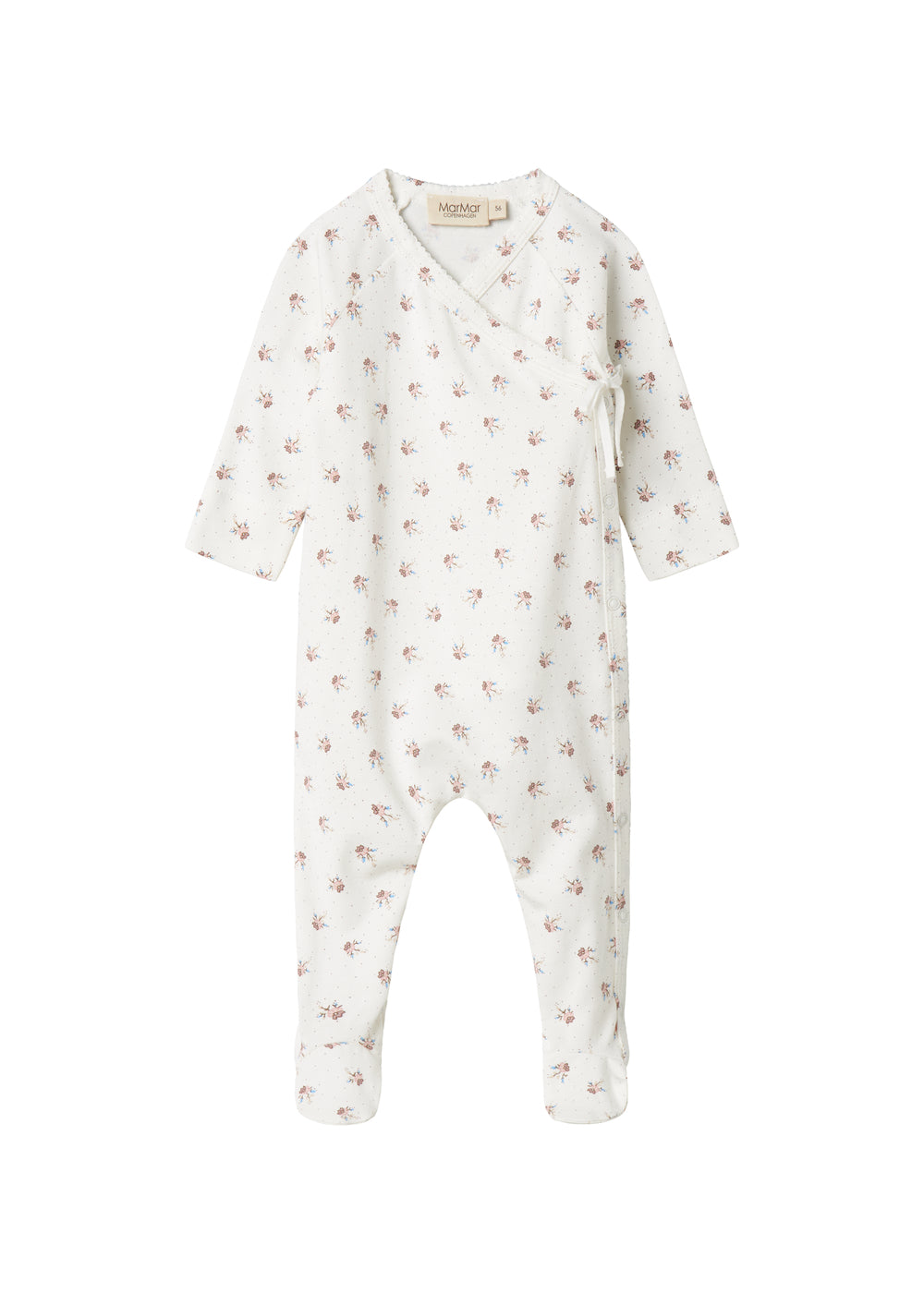 Baby heldragt med fuglmønster