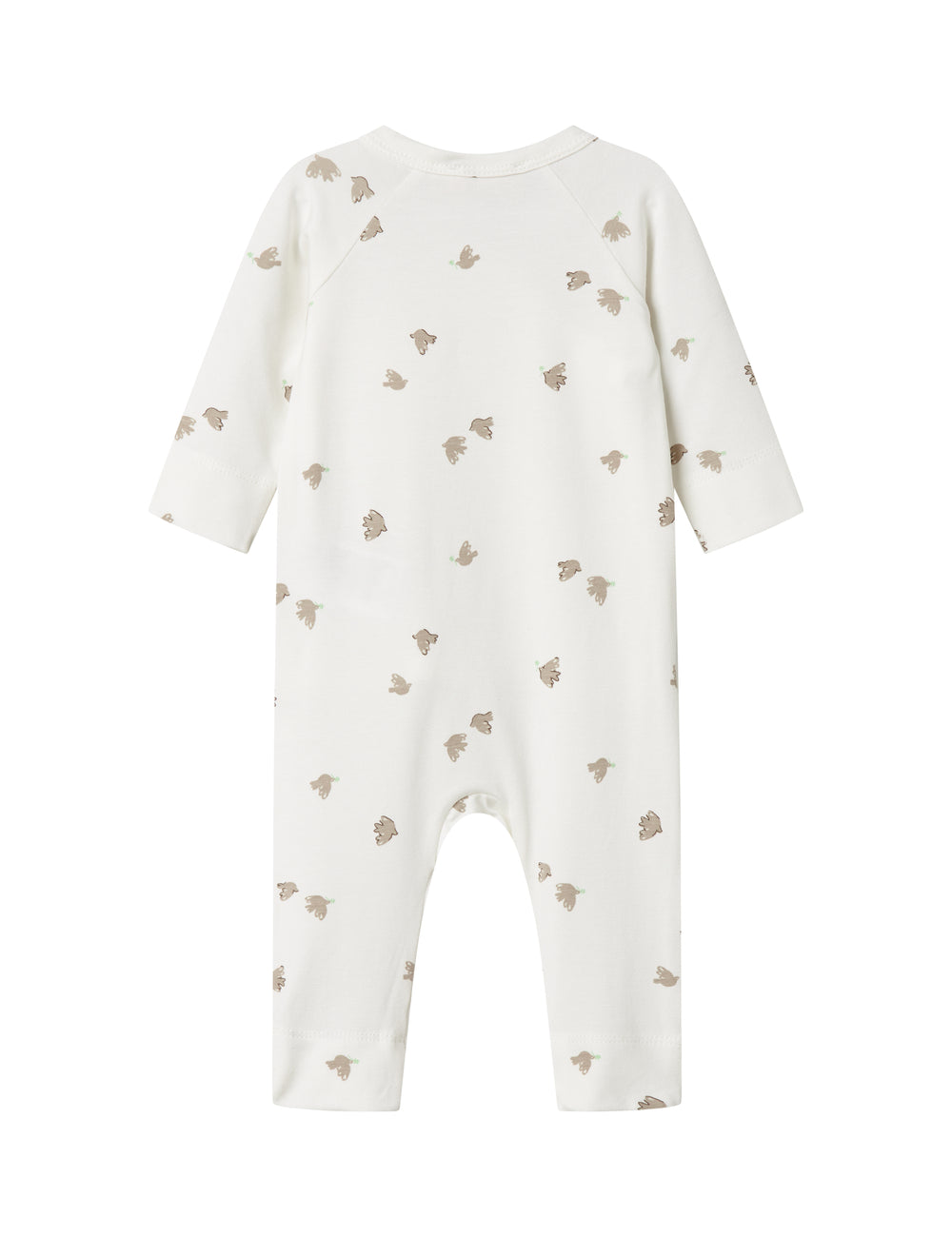 Baby heldragt med fuglmønster