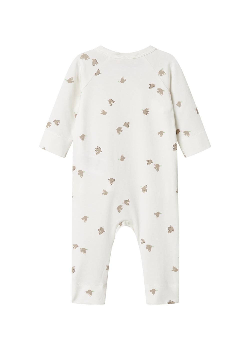 Baby heldragt med fuglmønster