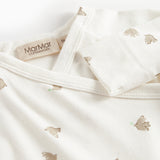 Baby heldragt med fuglmønster