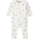 Baby heldragt med fuglmønster