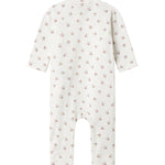 Baby heldragt med blomstermønster