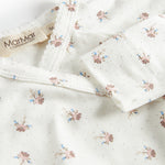 Baby heldragt med blomstermønster