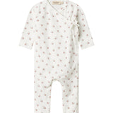 Baby heldragt med blomstermønster