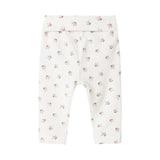 Bløde babybukser med blomstermønster