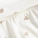 Bløde babybukser med fuglmønster