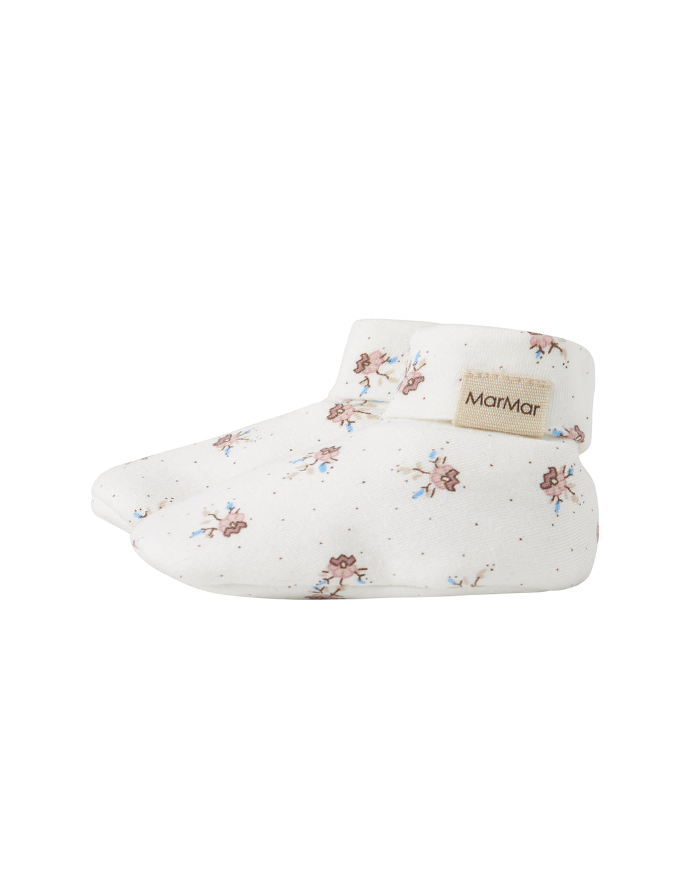 Babyfutter med blomstermønster