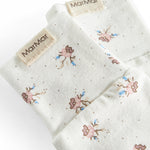 Bløde babyluffer med sødt blomstermønster