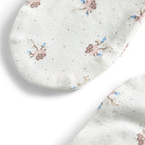 Bløde babyluffer med sødt blomstermønster