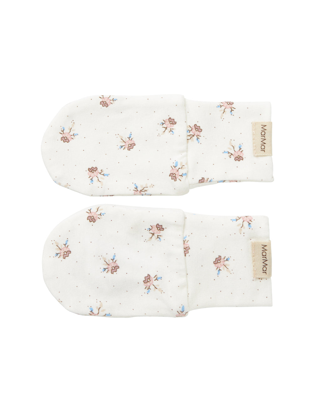 Bløde babyluffer med sødt blomstermønster