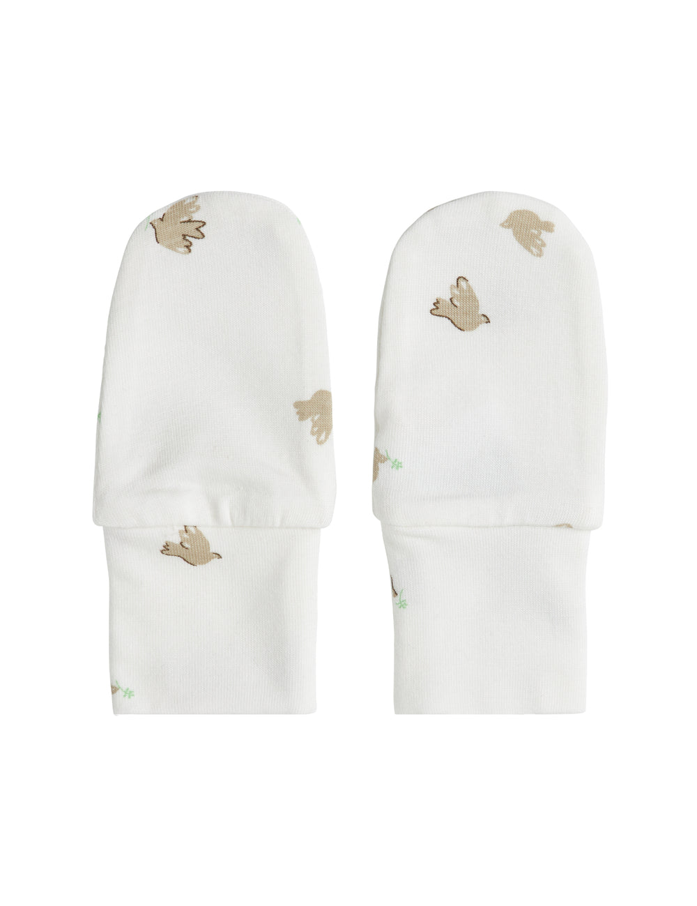 Bløde babyluffer med sødt fugl mønster