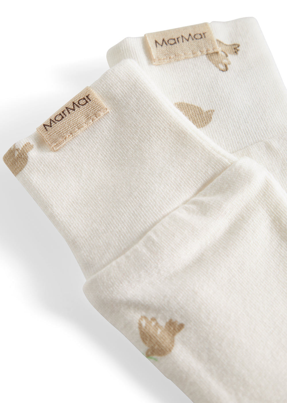 Bløde babyluffer med sødt fugl mønster