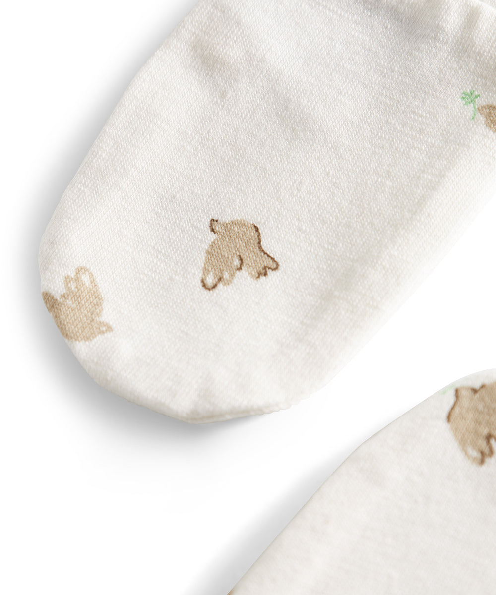 Bløde babyluffer med sødt fugl mønster