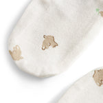 Bløde babyluffer med sødt fugl mønster