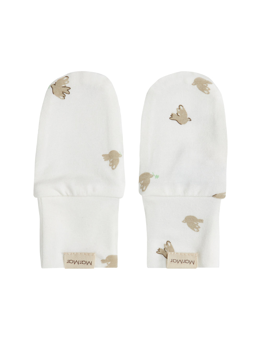 Bløde babyluffer med sødt fugl mønster