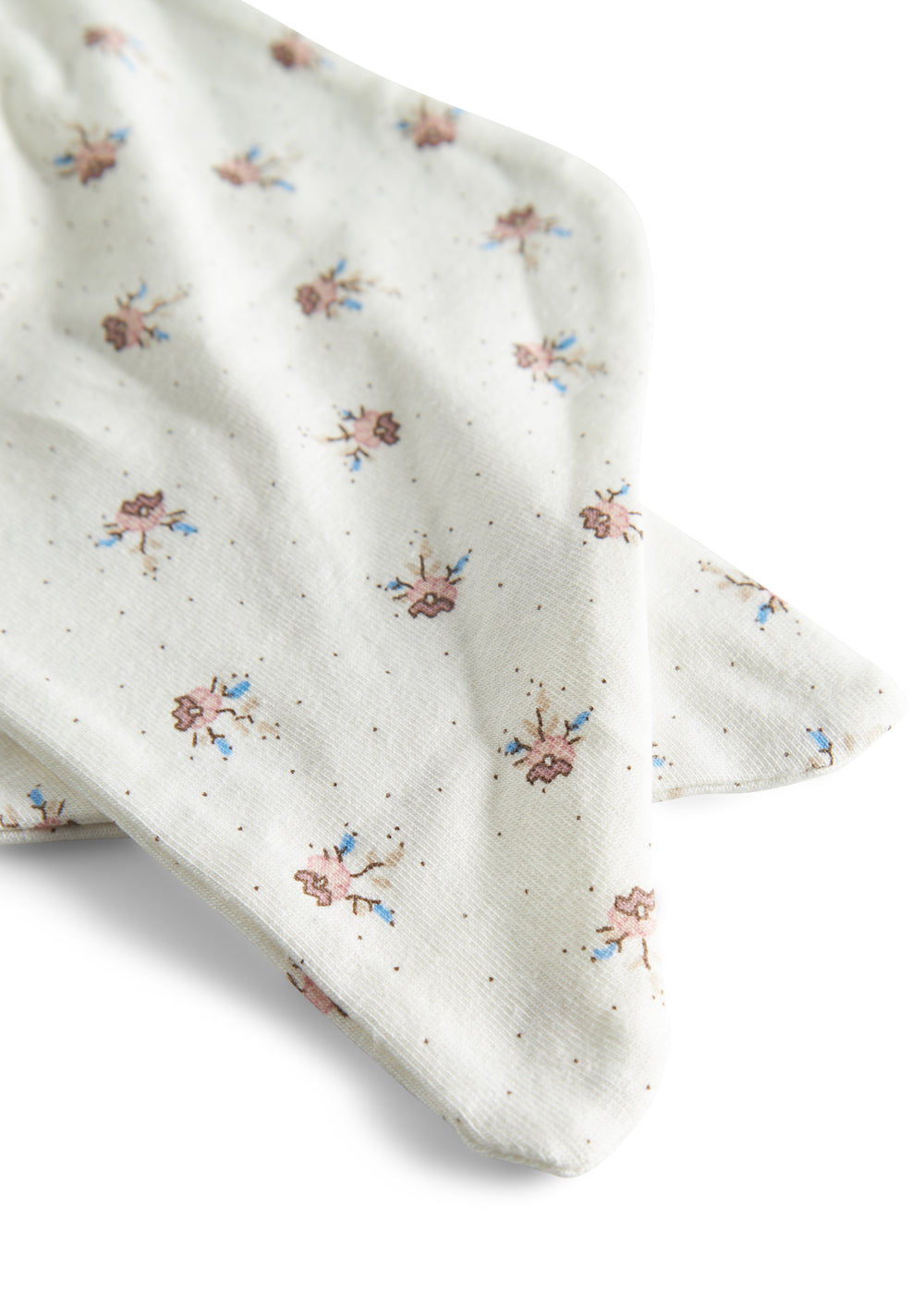 Detaljebillede af blødt stof på bidering