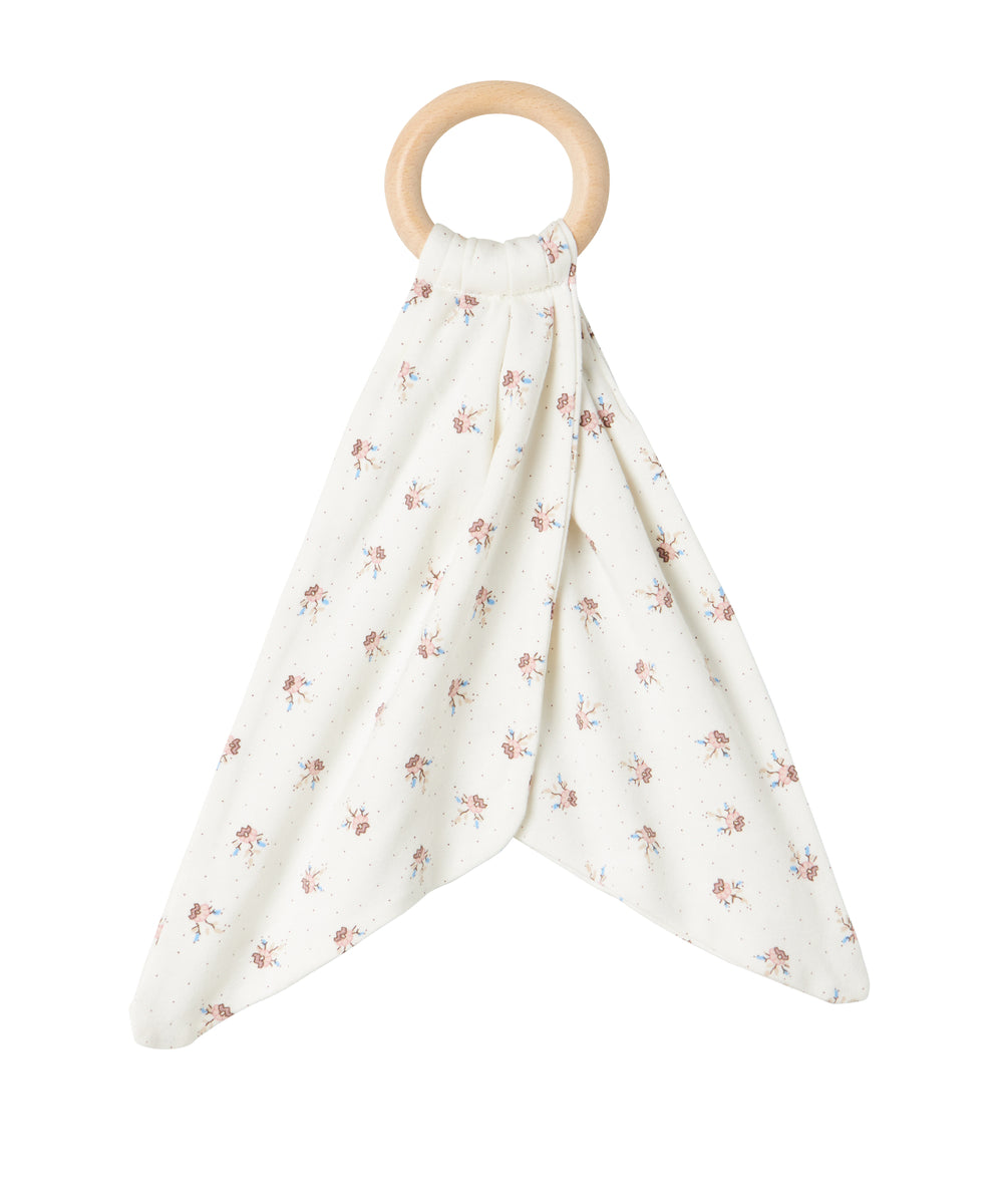 Bidering med blødt stof og mønsterprint