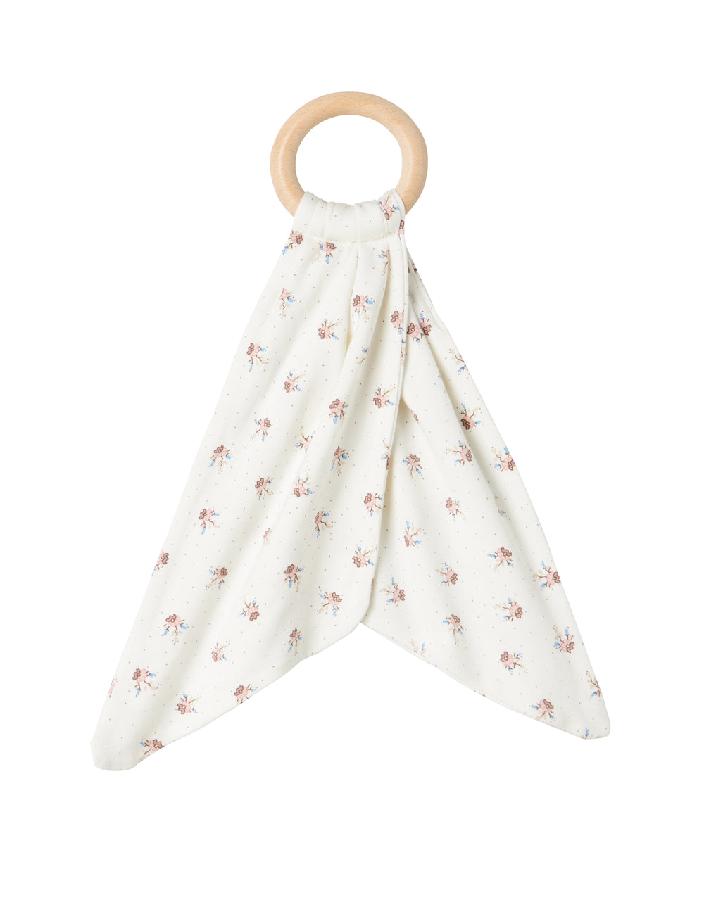 Bidering med blødt stof og mønsterprint