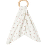 Bidering med blødt stof og mønsterprint