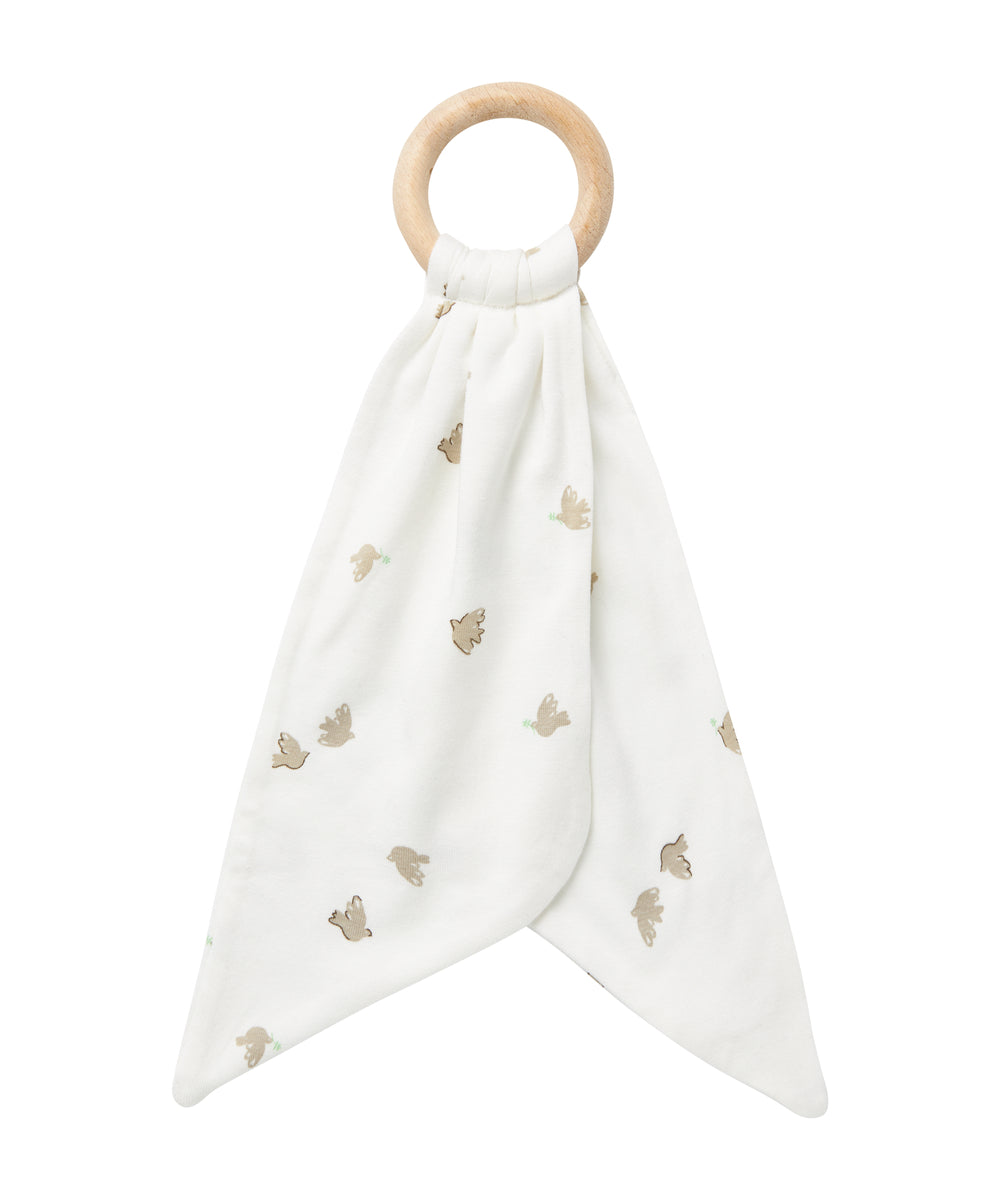 Bidering med blødt stof og mønster