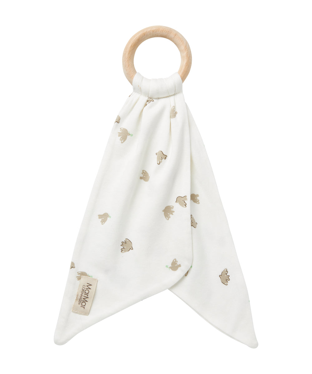 Bidering med blødt stof og mønster