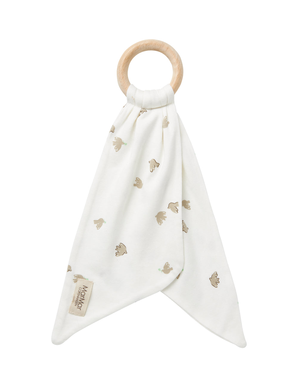 Bidering med blødt stof og mønster