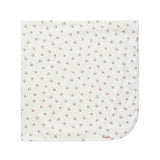 babytæppe med blomstermønster