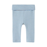 Blå og hvid stribede bukser til baby