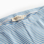 Blå- og hvidstribede leggings til børn