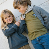 Thanos, Blouse - Dusk Blue Mel.