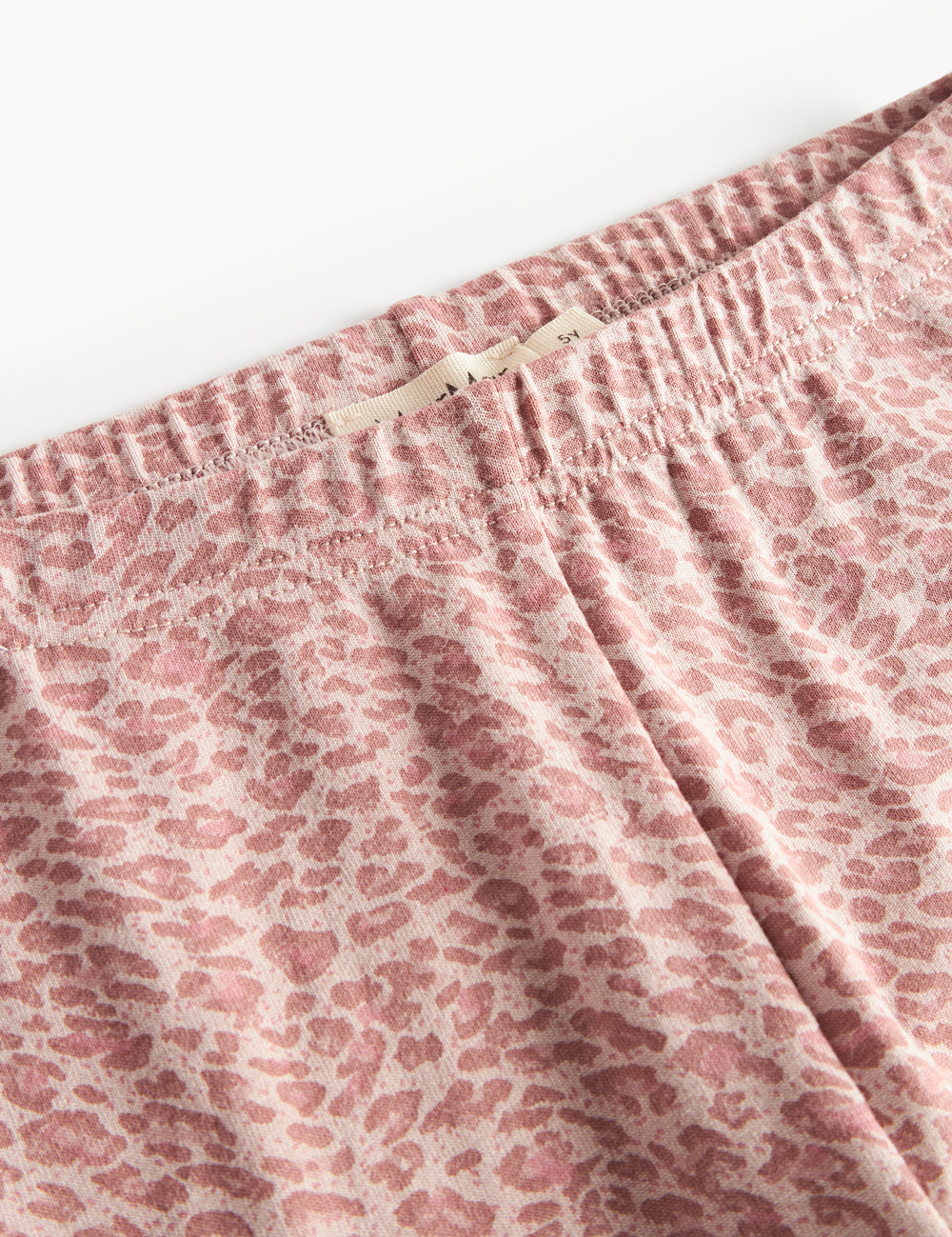 Lyserøde leopardmønstret leggings til børn