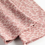 Lyserøde leopardmønstret leggings til børn