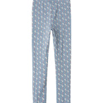 Blå leggings til børn med enhjørningemønster