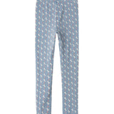 Blå leggings til børn med enhjørningemønster
