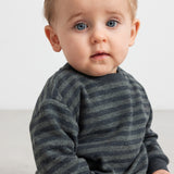 Tammas B, Blouse - Forest Stripe Flour.