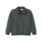 Thanos Polo, Blouse - Forest Stripe Mel.