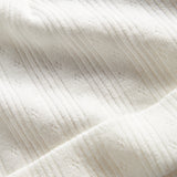 Hvid pointelle hue til baby