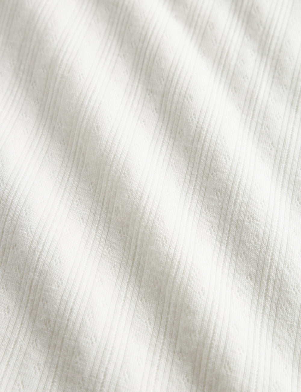 White cotton baby blanket