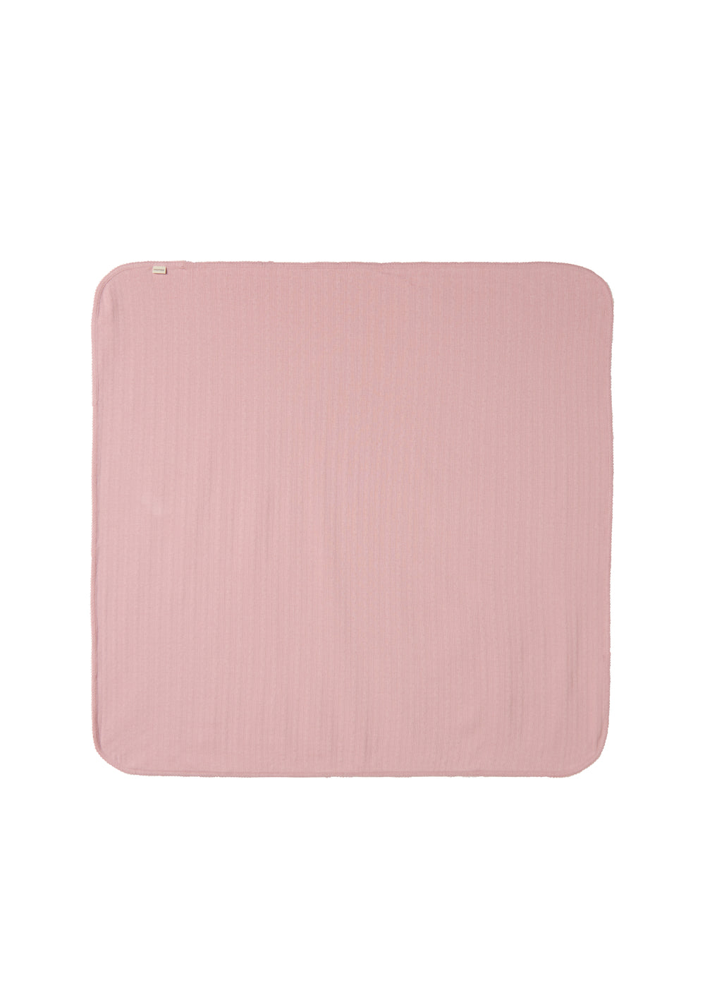 Rosa pointelle babytæppe