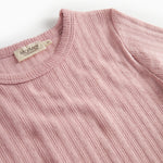 Rosa pointelle nattøjbluse