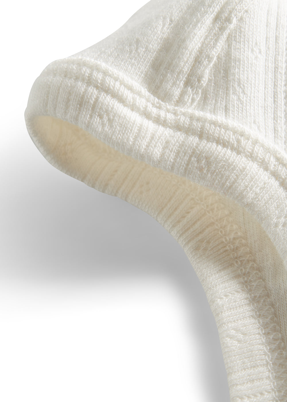 Rosa pointelle hjelm til baby