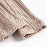 Beige pointelle bukser til baby