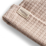 Beige pointelle hue til baby