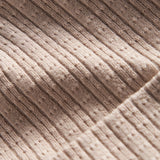 Beige pointelle hue til baby