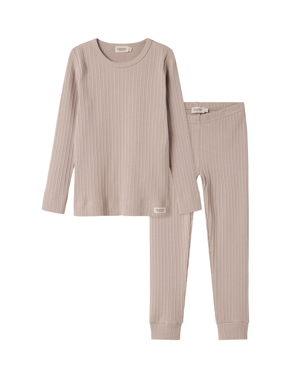 Beige pelsbluse - langærmet bluse