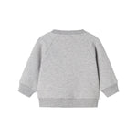 Bagfra billede af grå sweatshirt til børn