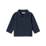 Tovas, Blouse - Dark Blue Stripe