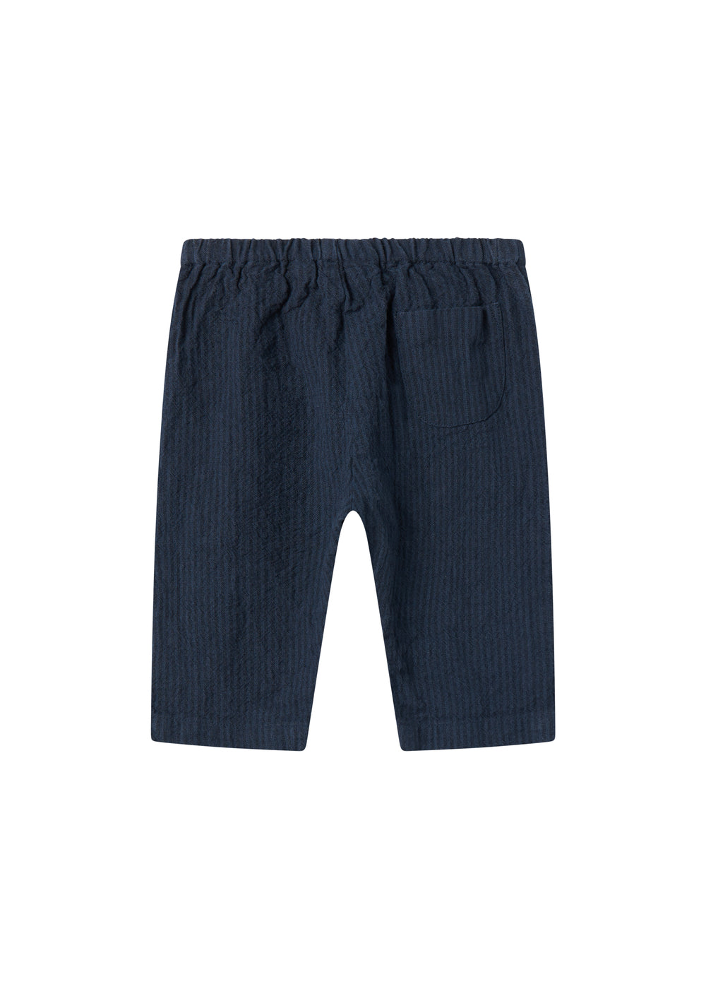 Mørkeblå bukser til børn med elastik i taljen