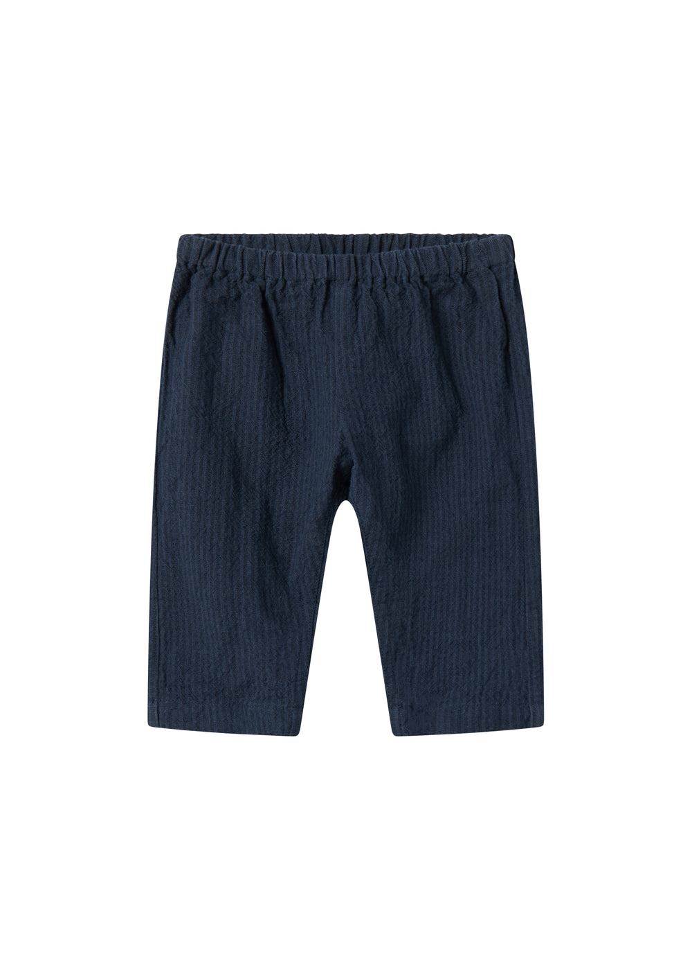 Mørkeblå bukser til børn med elastik i taljen