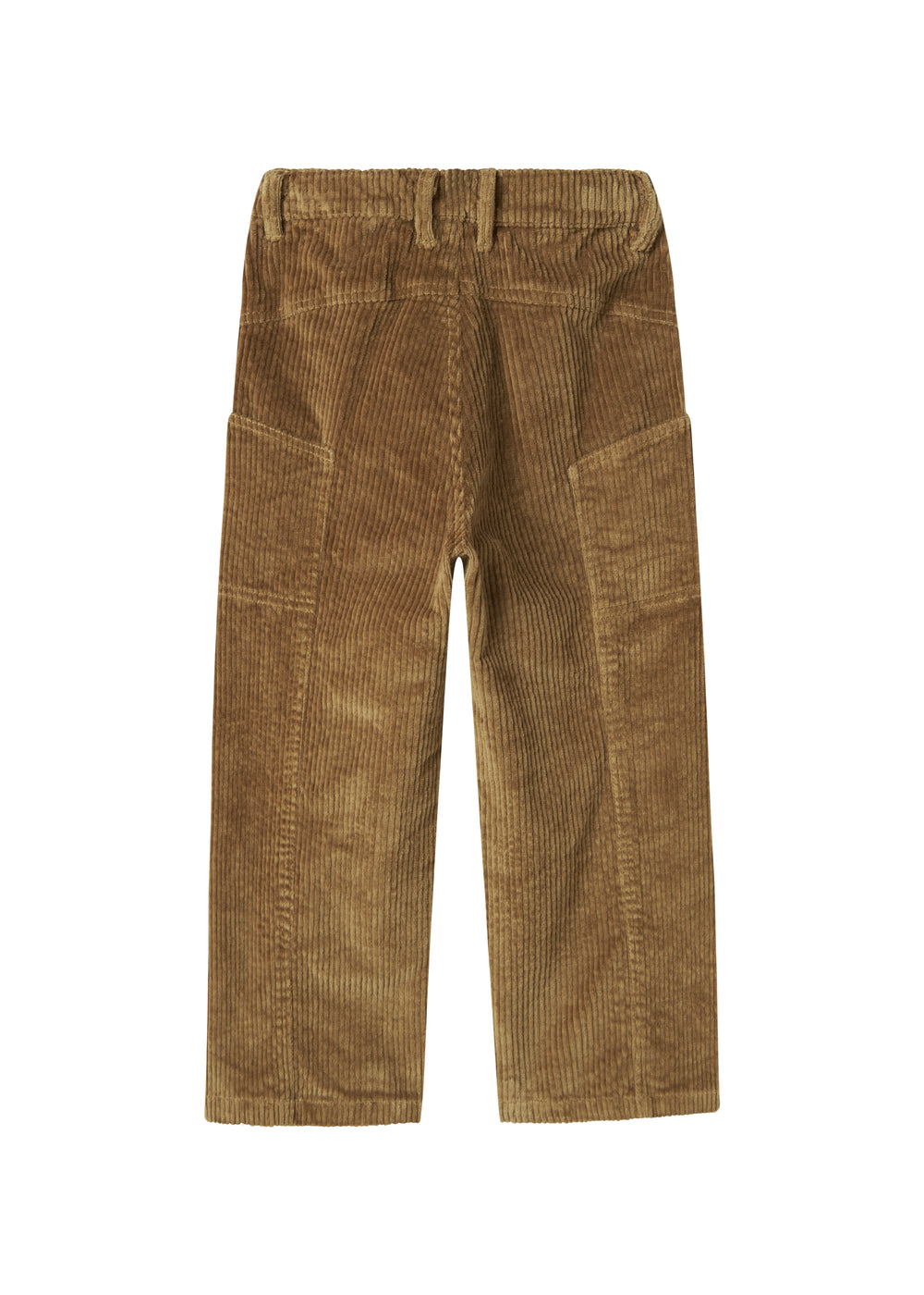 Brune fløjlsbukser med sidelommer til børn